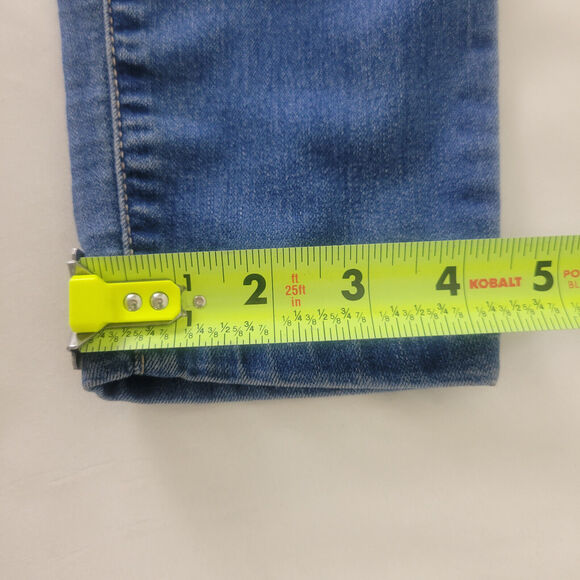 Arizona Jeans Juniors 7 Blue Mid Rise Womens Jegging Medium Wash Denim W27 x L27 - Picture 6 of 11